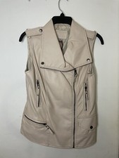 Nwt Chelsea & Violet Pink Faux Leather Vest Size Xs