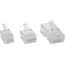 InLine Modularstecker, 6P4C RJ11 zum Crimpen ...