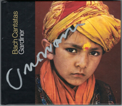 GARDINER Signed BACH Cantata Vol.18 Christmas Day Epiphany 2CD Kozena Fink