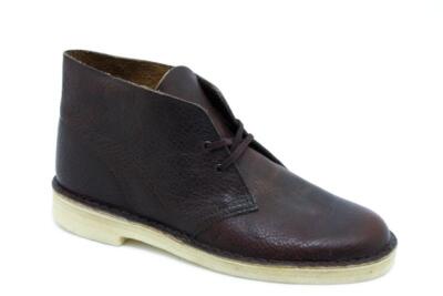 Clarks Desert Boot Brown Rust Leather