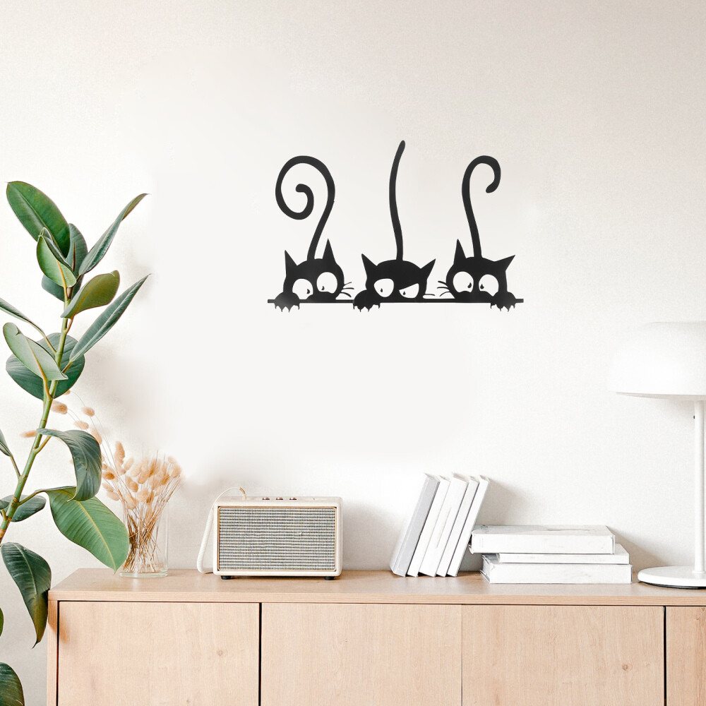Removable Wall Stickers Cat Wall Decals Three Cats Wall Sticker eBay