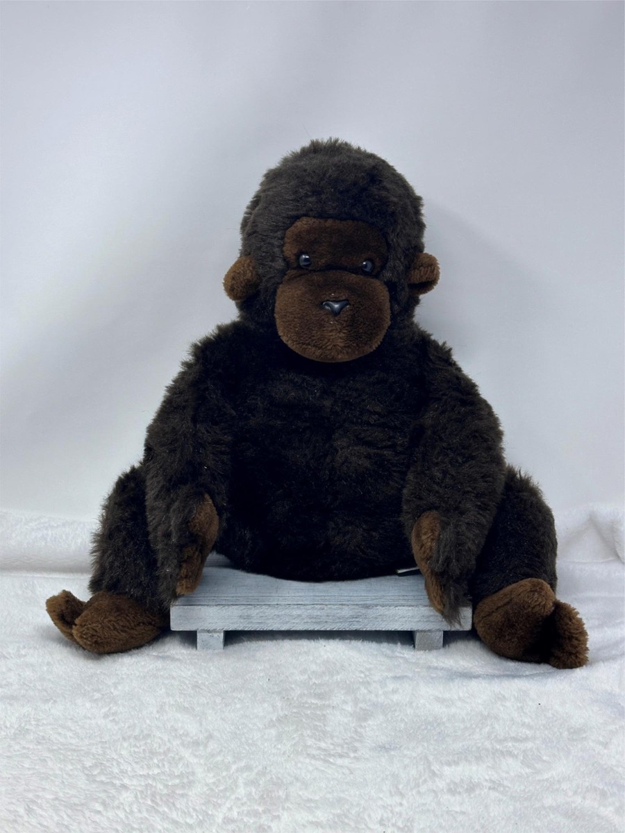 ゴリラ　特大　ぬいぐるみ　DAKIN DAKIN 1979 Vintage Dark Brown Sitting Gordo Gorilla 15