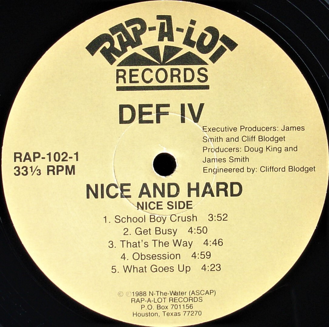 洋楽 DEF IV/NICE AND HARD (US LP) Def IV - Nice And Hard '88 LP US ORG!VG+/VG+ | eBay