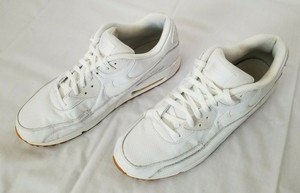 nike air max 90 leather pa white-white