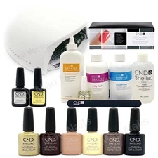 2021 CND Shellac LED Lamp & Shellac HOLIDAY PARTY READY Kit LRG Size Essential 