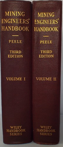 Mining Engineers' Handbook. Peele, Third Edition, Volumes 1 & 2. 1941, Near Fine - Picture 2 of 5