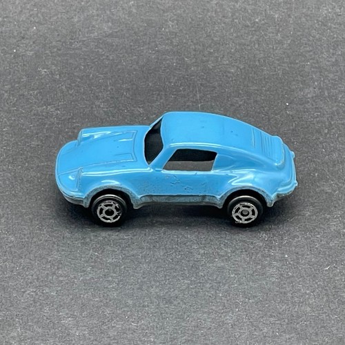 Tootsie Toy 2 Chicago USA Porsche Car Vehicle Blue Diecast 1/87 Scale Loose - Picture 5 of 8