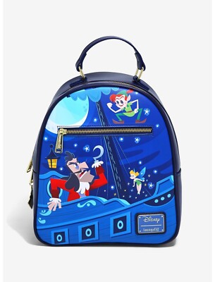 NWT Loungefly Disney Peter Pan Captain Hook & Tink Mini Backpack Loungefly | Bags | Nwt Loungefly Peter Pan Captain Captain  main image 2