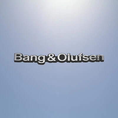 BANG&OLUFSEN B&O 50x5mm Badge Emblem ASK Logo Aufkleber Sticker Plate Aufkleber