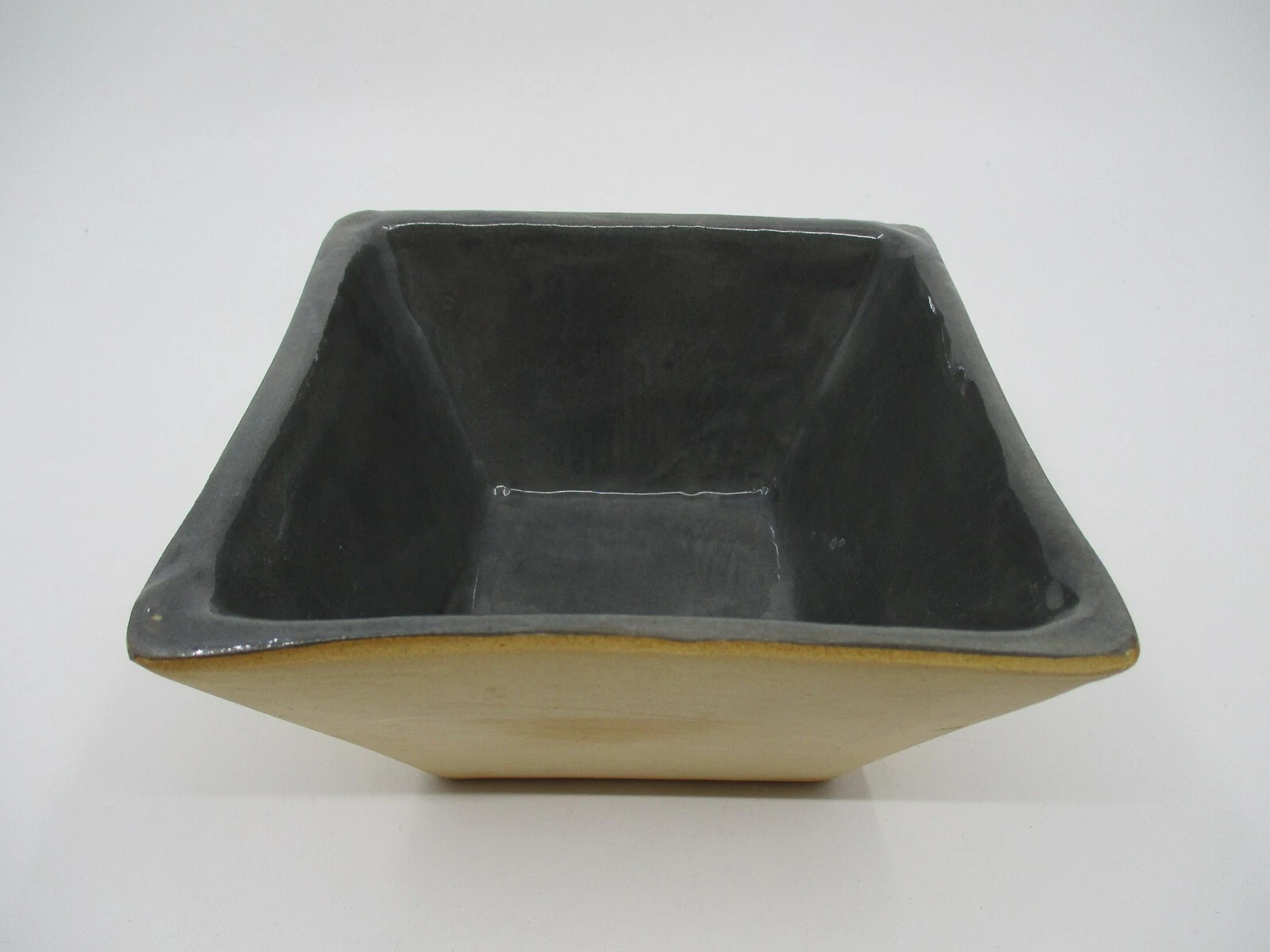 TERRAFIRMA CERAMICS CHARCOAL SQUARE DIP BOWL - Thumbnail 2