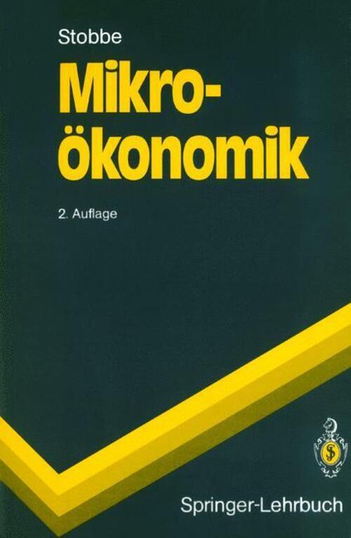 Thumbnail - Mikroökonomik Alfred Stobbe Taschenbuch Springer-lehrbuch Paperback