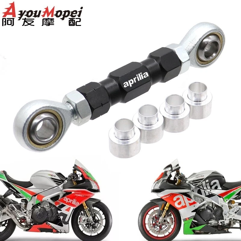 Kit de eslabones de bajada de suspensión trasera ajustable para Aprilia Tuono V4 1100RR / V4R Foto 3 de 4