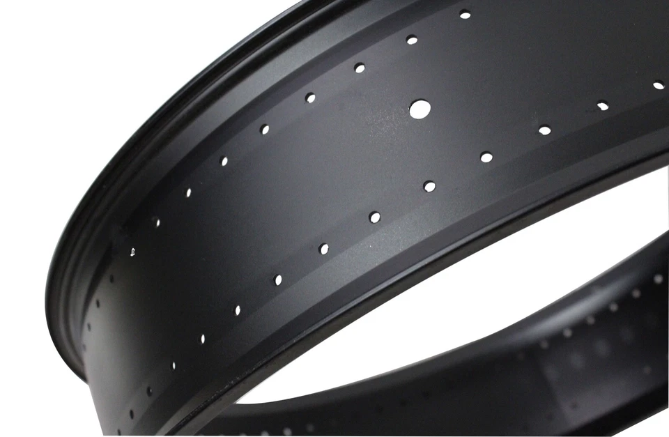 Pair 26"x5 Fat Tire 140 Spokes Rim 125mm Hoop Set Beach cruiser Chopper Bike DIY - Image 3 of 4