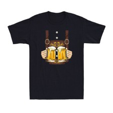 Lederhosen Costume Shirt Oktoberfest Bavarian Munich Prost Beer Men's T-Shirt