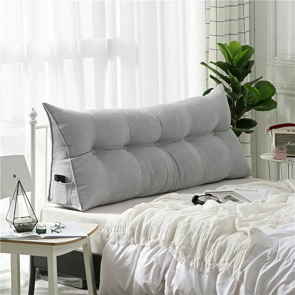 Large filled triangular sofa bed cheap back cushion