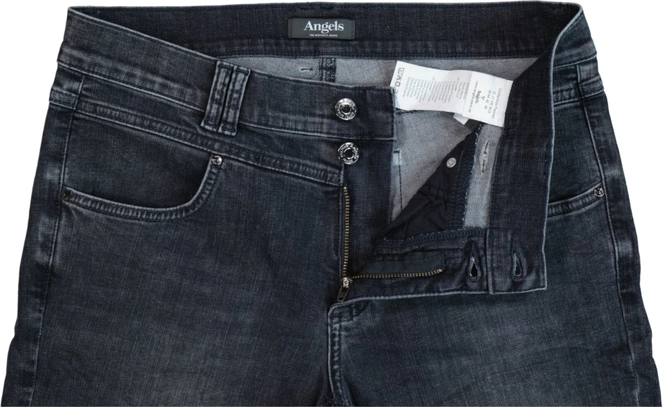 Neu! Damen Jeans Angels Skinny Button Gr. 36 Regular dunkelblau - Bild 3 von 3