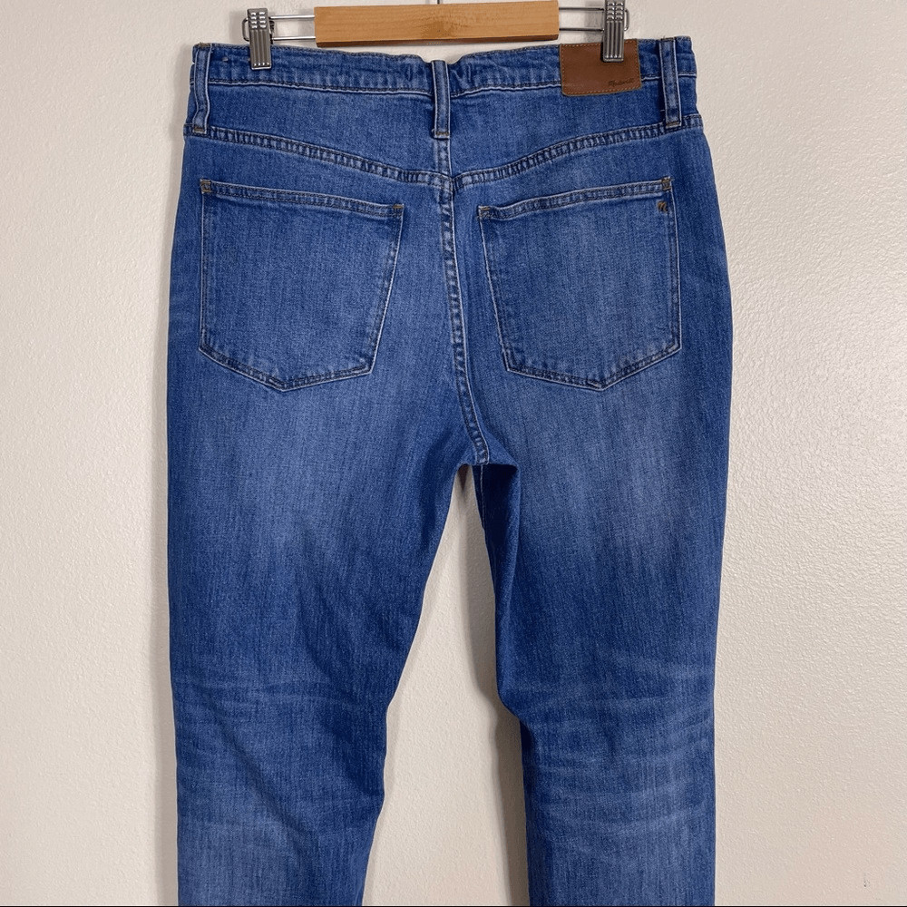 Madewell The High Rise Distressed Slim Boy Jeans View 5