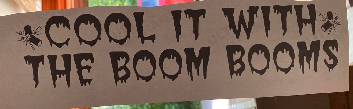 Cleveland Ghoulardi Cool It With The Boom Booms T-Shirt Transfer