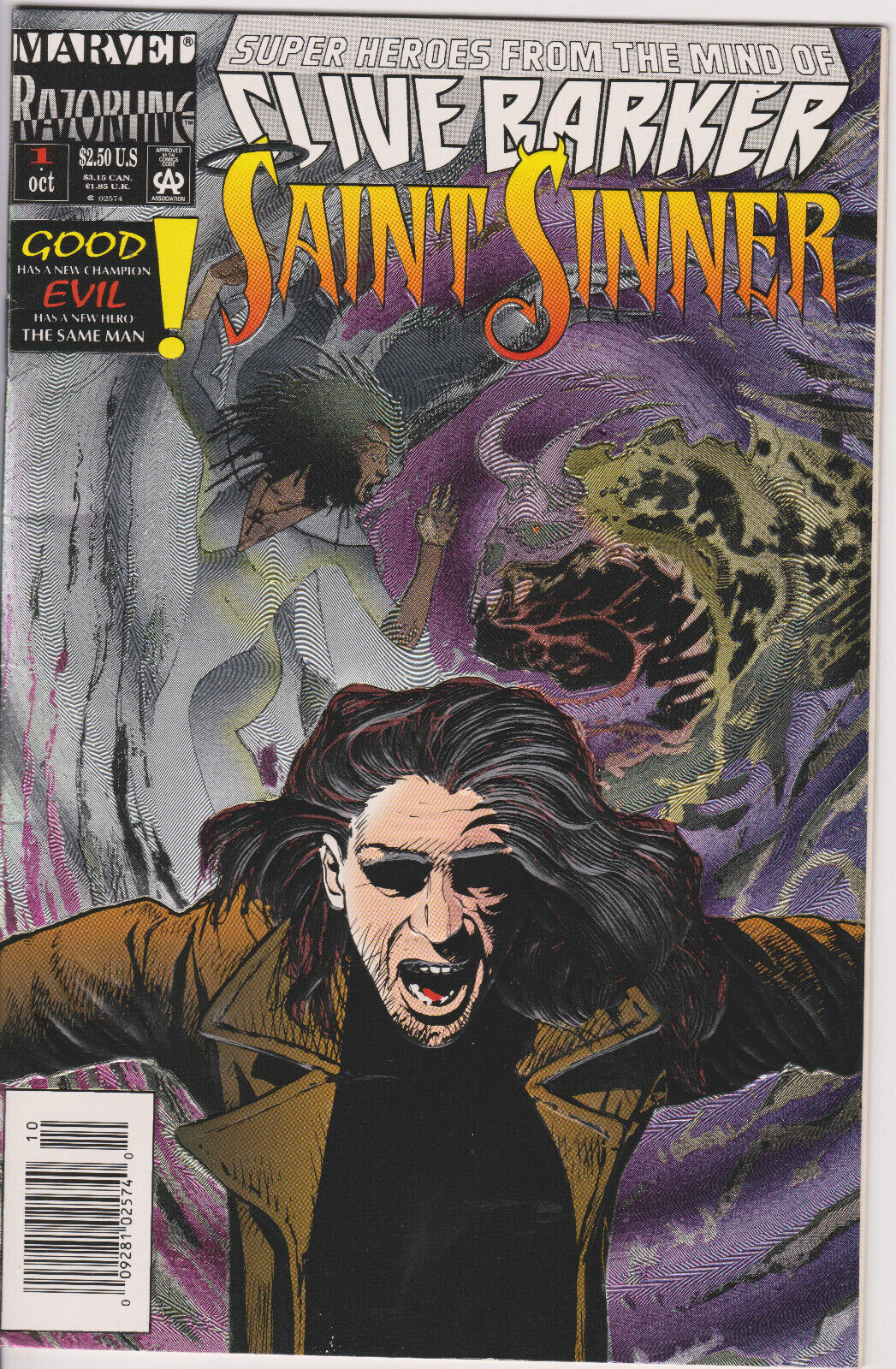 Saint Sinner 1 (1993 1994) Razorline Imprint of Marvel Comics,Clive