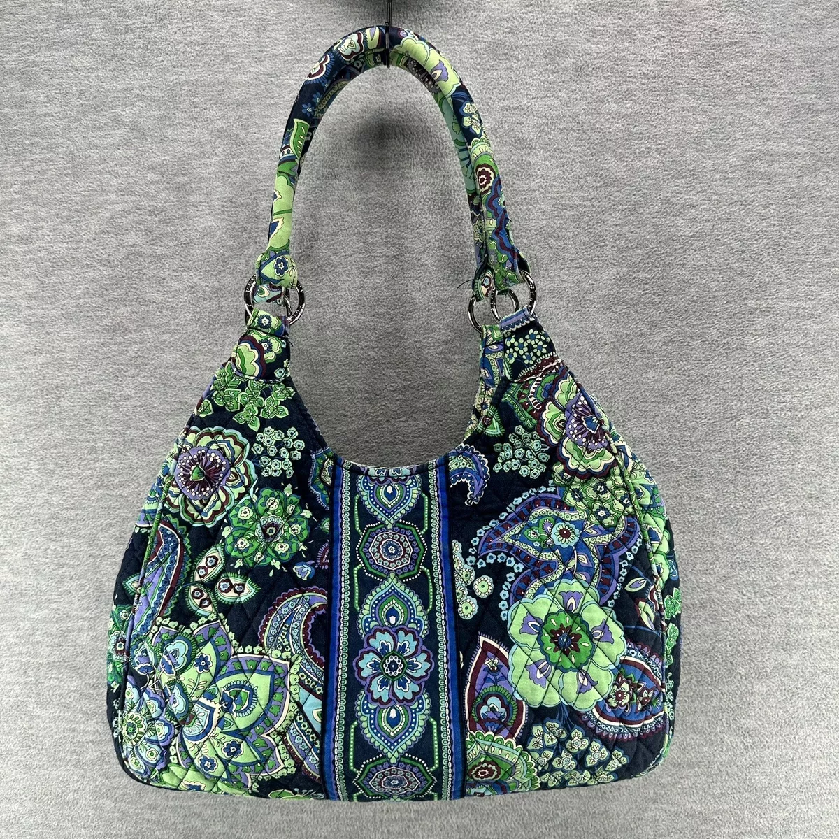 Vera Bradley Blue Rhapsody Hobo Large Bag w Magnetic Closure Purse PU