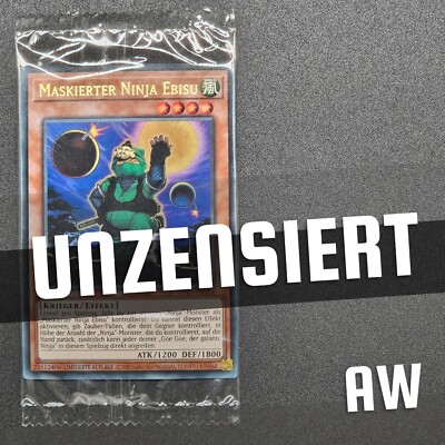 Yugioh! - Maskierter Ninja Ebisu - UNZENSIERTE Darstellung - Eingeschweißt!