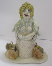 Barbara Spear-Scully BSD Sculpture Woman Grocery / Clothes Shopping
