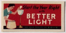 PG&E Dealer Start the Year Right Better Light Poster Stamp