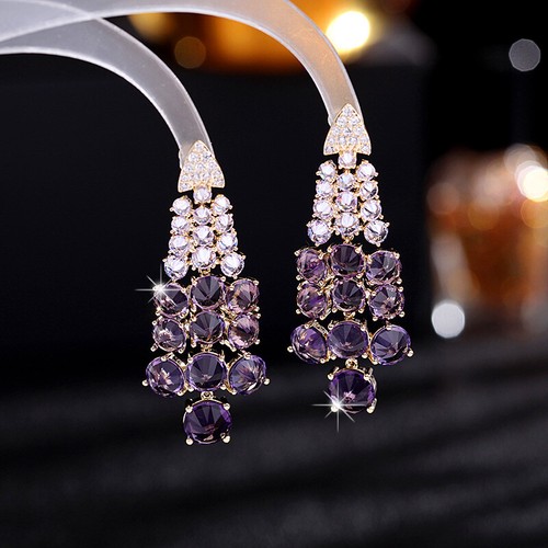 Indian Bollywood Women Zircon Jhumki Jhumka Gypsy Earrings Bridal Ethnic Jewelry - Picture 309 of 437