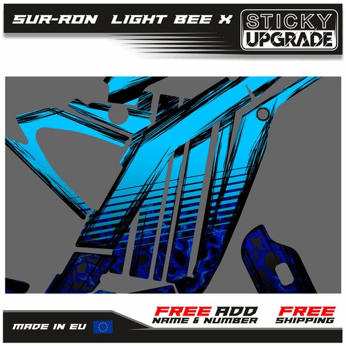 Sur-ron Light Bee Graphics Kit 21 Mil, Surron Wrap, Segway X260 Stickers, Decals - Picture 4 of 9