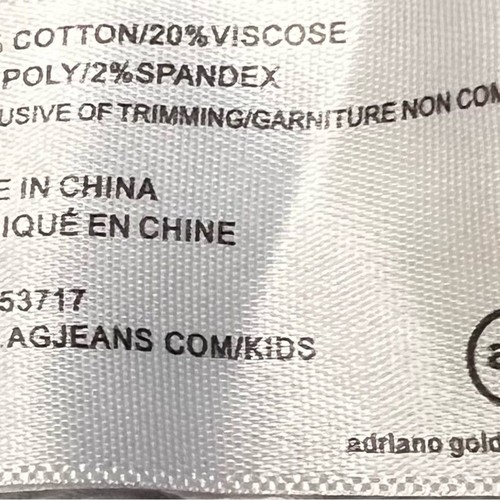 AG Adriano Goldschmied Kids Kingston Slim Skinny Jeans. Size 14 - Picture 8 of 10