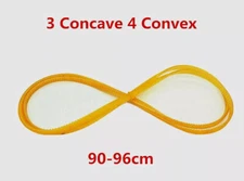 2Pcs Wheel Balancer Machine Transmission PU Belt 3 Concave 4 Convex Part 90-96cm