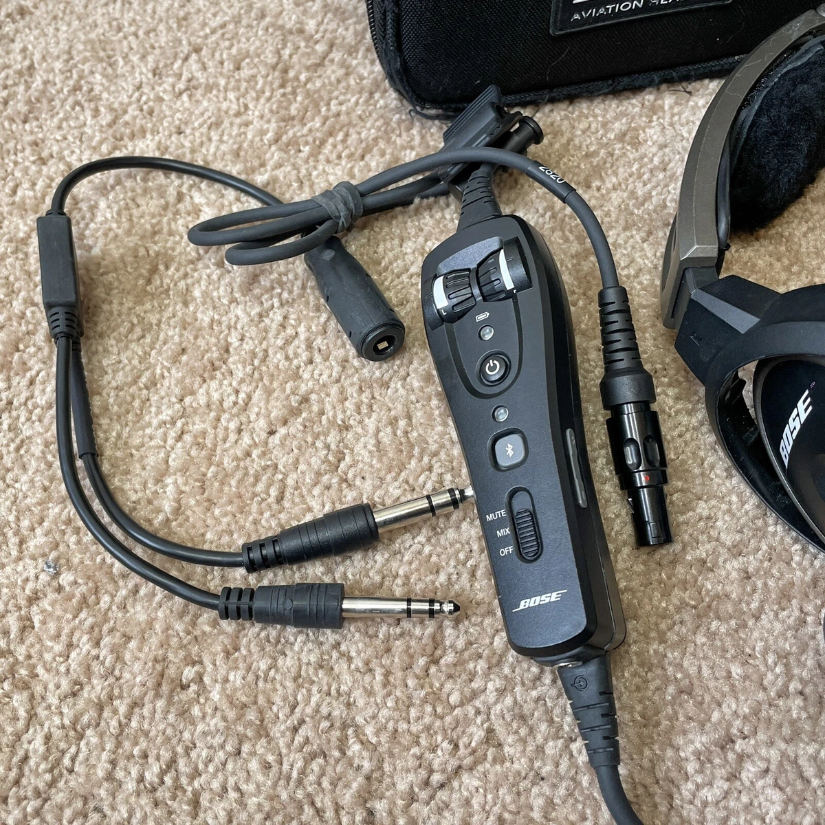 Bose A20 ANR Aviation Headset w/ Lemo Plug, Bluetooth With Dual GA