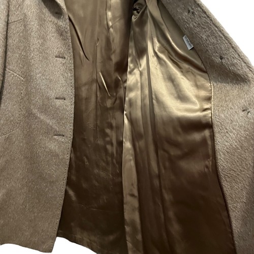 Elite Fashion Llama Wool Coat Women Size M to L Vintage Retro Tan West Germany - Picture 7 of 19