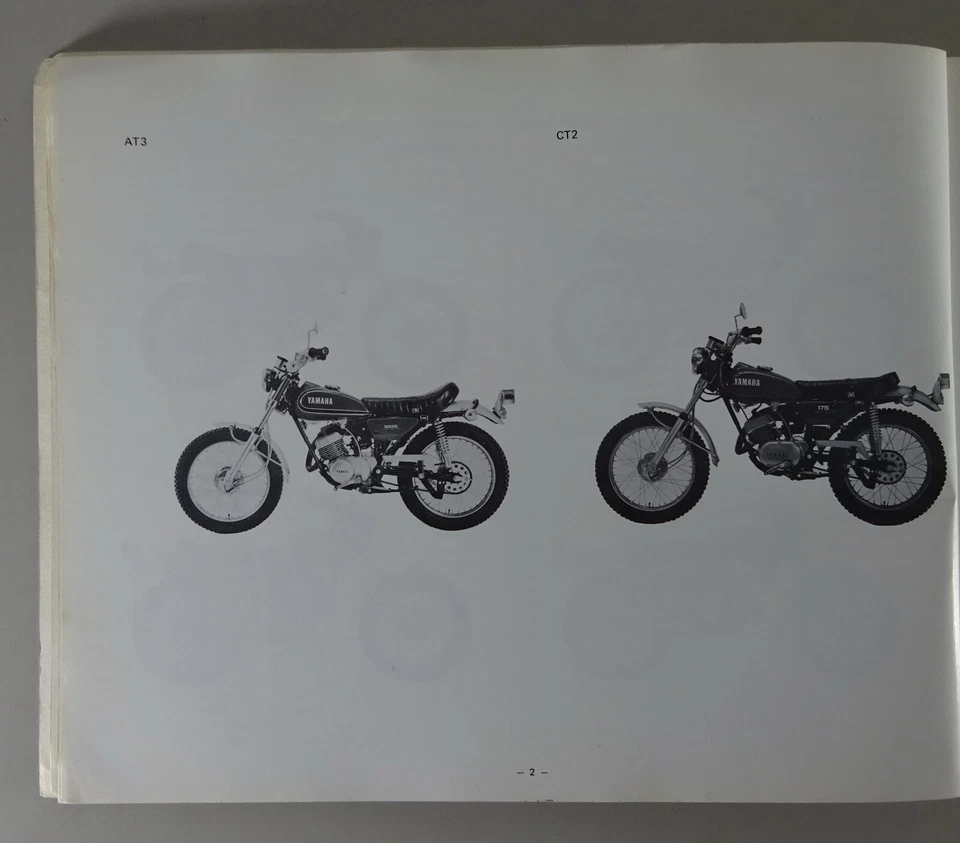Manual De Taller Yamaha LT2/LT3 / CT1C / AT2/AT3 / AT1C / CT2 CT3 Fecha 12/1972 - Imagen 4 de 4
