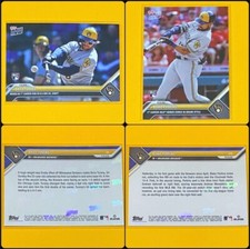 (2) 2023 Topps Now Brice Turang/Blake Perkins ROOKIE CARD SP Brewers #34 #379 RC. rookie card picture