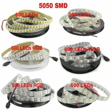 3528 2835 3014 5050 5054 5630 5730 SMD LED Strip Light Flexible 12V 16.4ft 5m