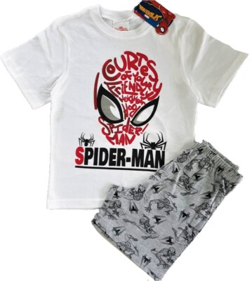 Spiderman Schlafanzug Jungen Gr.98-128  2- teilige Pyjamaset Shorty