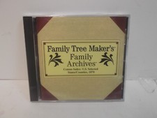 Family Tree Makers Archive Census Index Selected States/Counties 1870 NEW SEALED