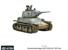 Bolt Action WW2 Panzerkampfwagen 35R 731 f mit T-26 Turm NEW Warlord Games