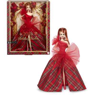 Barbie 2024 Red Head Holiday Barbie Doll Collector Gift Barbie Signature  Ship