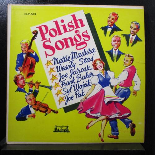 Various - Polish Songs LP VG+ CLP-513 Mono Chicago Polka Vinyl Record - Picture 1 of 2