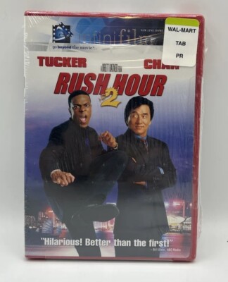 Rush Hour 2 Thrilling & Hilarious DVD Chris Tucker, Jackie Chan, Roselyn Sanchez