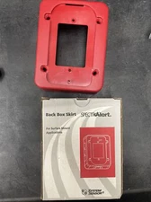 System Sensor SpectrAlert Indoor Wall Back Box Skirt Red BBS NEW IN BOX