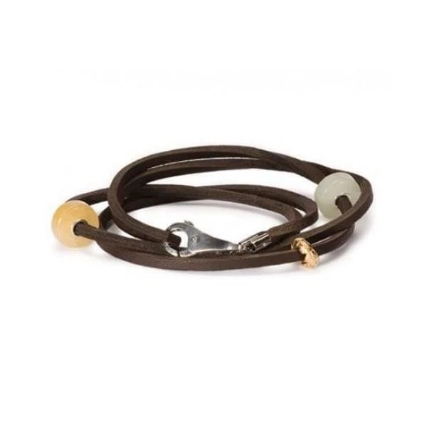 Troll bead leather wrap bracelet sale