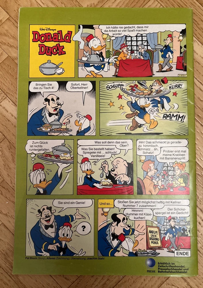 Leseprobe, Neckermann, altes Micky Maus Magazin