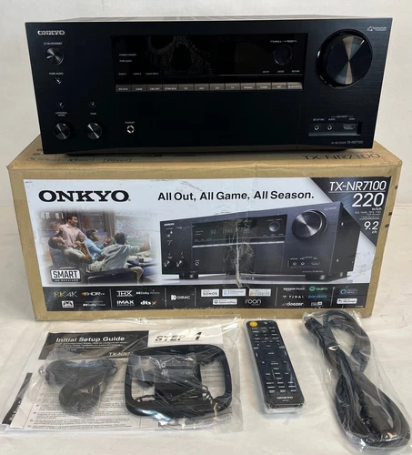 Used- Onkyo TX-NR7100 8K Network AV Receiver -FREE SHIPPING