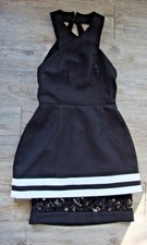 Cameo Women's V-Neck Sleeveless Black Dress Size S