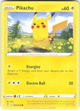Pikachu 049/203 Evolving Skies EVS MP Carta Pokemon TCG