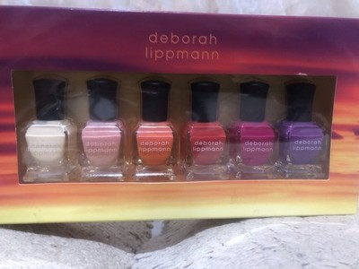 DEBORAH LIPPMANN  SUNRISE, SUNSET  NAIL POLISH 6-piece set New