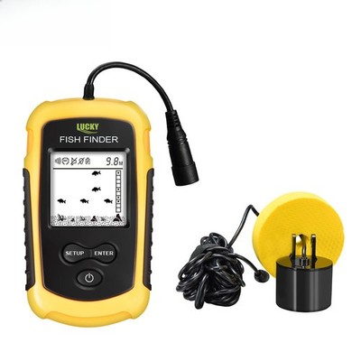 New Portable Fish Finder Ice Fishing Sonar Sounder Alarm Transducer Fishfinders